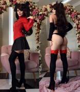 [F] Rin Tohsaka in and out of cosplay! Which side you like more? - by Evenink_cosplay