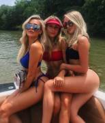 Blondes on a boat