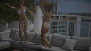 Gillian Barnes and her good friend /u/Your_Little_Angel playing on a rooftop in Miami [gif]
