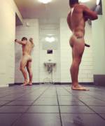 Getting hard in the shower