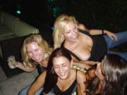 drunk happy girls