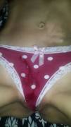 New Panties, with my seal of aproval. Comments encourage her to show more