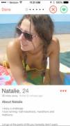 I think I see some nip on this tinder girl !!