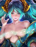 Classic Sona (NSFW Version Preview) [Sakimichan]
