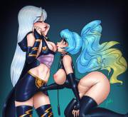 Sona "Supporting" Ashe (Xinaelle)