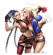 I'm an unique crazy girl unlike the others (Jinx, Harley Quinn) [Kim Eul Bong]