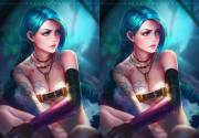 Jinx - Cross-eye 3D (Instructions for viewing in comments)