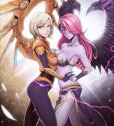 Kayle and Morg by leaf98k