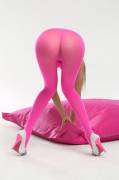Bent over in Pink