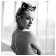 Candice with kitty ears