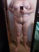 35F, 5'4", 225 pounds. Feeling horrified and ashamed. Partner says I have body dysmorphia.