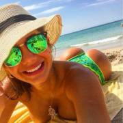Judith Gamarra - Green bikini