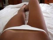 In bed with a tan line 