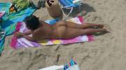my tan latina butt on the beach!