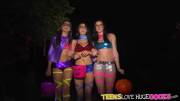 Three Sexy Asses On Halloween