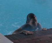 Soaking Wet Jessica Biel Leaves the Swimming Pool in a Hurry in "Summer Catch" [GIF]
