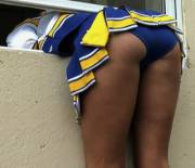 Aly Michalka in Cheer Leader Outfit