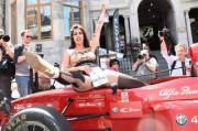 FEMEN in Canada protesting Formula 1 racing.