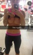 Tits n Gym [via /r/slutsofsnapchat]
