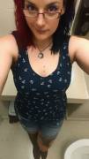 Summer has o[f]ficially arrived in Ontario! Rocking shorts and a tank at work tonight 
