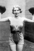 CIRCA 1930: Irishwoman Elsie Connor, boxing champion