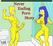 The Simpsons: Never Ending Porn Story by The Fear [M/S, F/D, B,S, Full Color, Anal, Milf, Rape]