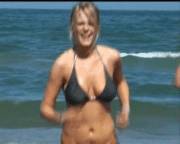 Freeing the tits at the beach