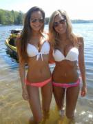 A couple of babes lakeside