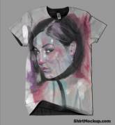 [Request] Hi, hope I'm not posting in the wrong place looking for the original image/painting of Sasha grey from this t shirt design (I want to actually get the t shirt, but need the original)