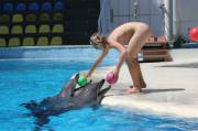 Playing with Dolphins (more in comments; x-post from /r/nude)