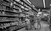 Pregnant Grocery Shopping Nudist