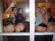 Four in the window