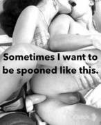 Sexy spooning