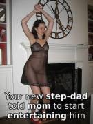 Mom dances for your new step-daddy