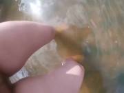 Pissing In River