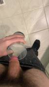 Pissing in a cup