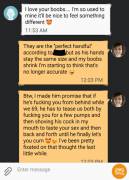 I've been a hotwife for 3 years, but lately I've been getting into mild cuckqueaning (no solo play yet). Here's a couple texts I exchanged with the first woman we're fucking tomorrow :)