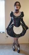 PVC maid, here to serve!