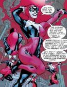 Harley Quinn showing off her acrobatics [Harley Quinn Vol. 1 #1]