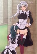 Maid Byleth eating out Edelgard