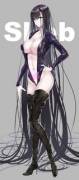 Murasaki in a Catwoman Suit