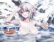 Jalter in the onsen