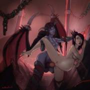 Trapped in the succubus' lair