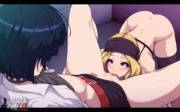 Chihaya Licking Takemi (Anime Flux)