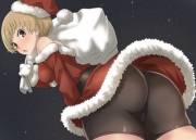 Chie getting into the Christmas Spirit