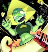Peridot...uh...uh...something. Not entirely sure what's going on.