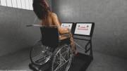 Wheelchair - Fuck machine combo