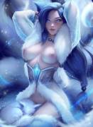 Ahri during the winter