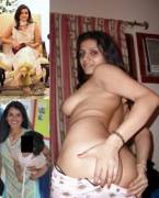 Desi Wife Poses For Husband