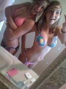 Two college bikini babes